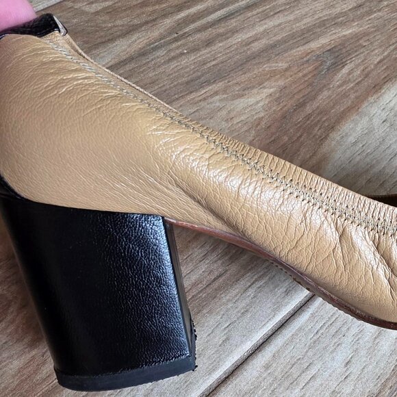 CHANEL Cap Toe Ballet Stretch Pumps Eur. 38C - Picture 11 of 14